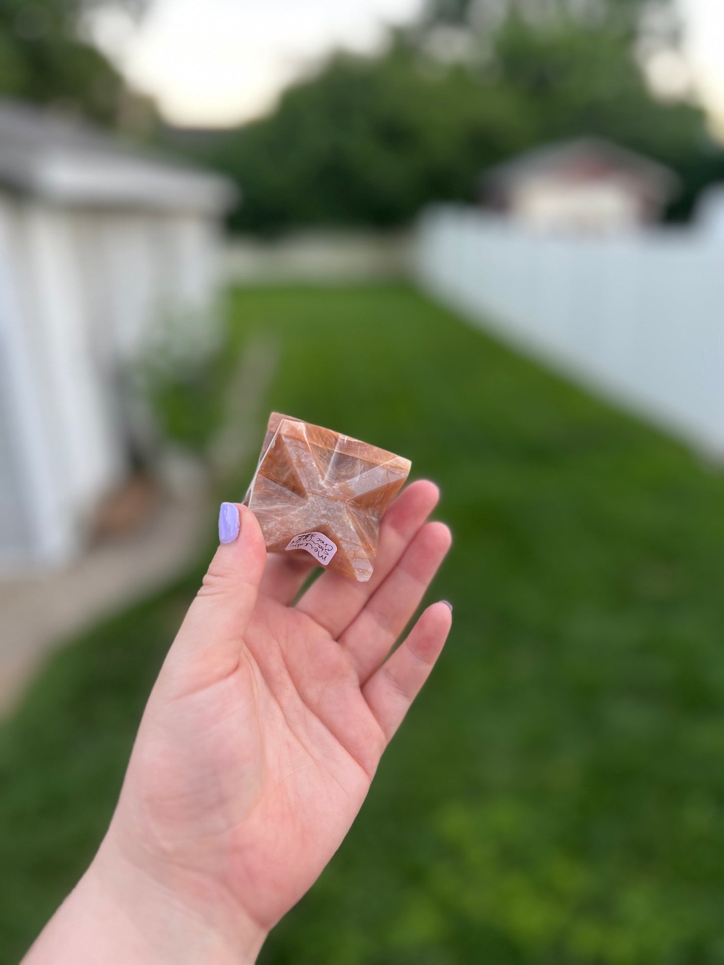 Chocolate Calcite Merkaba Star