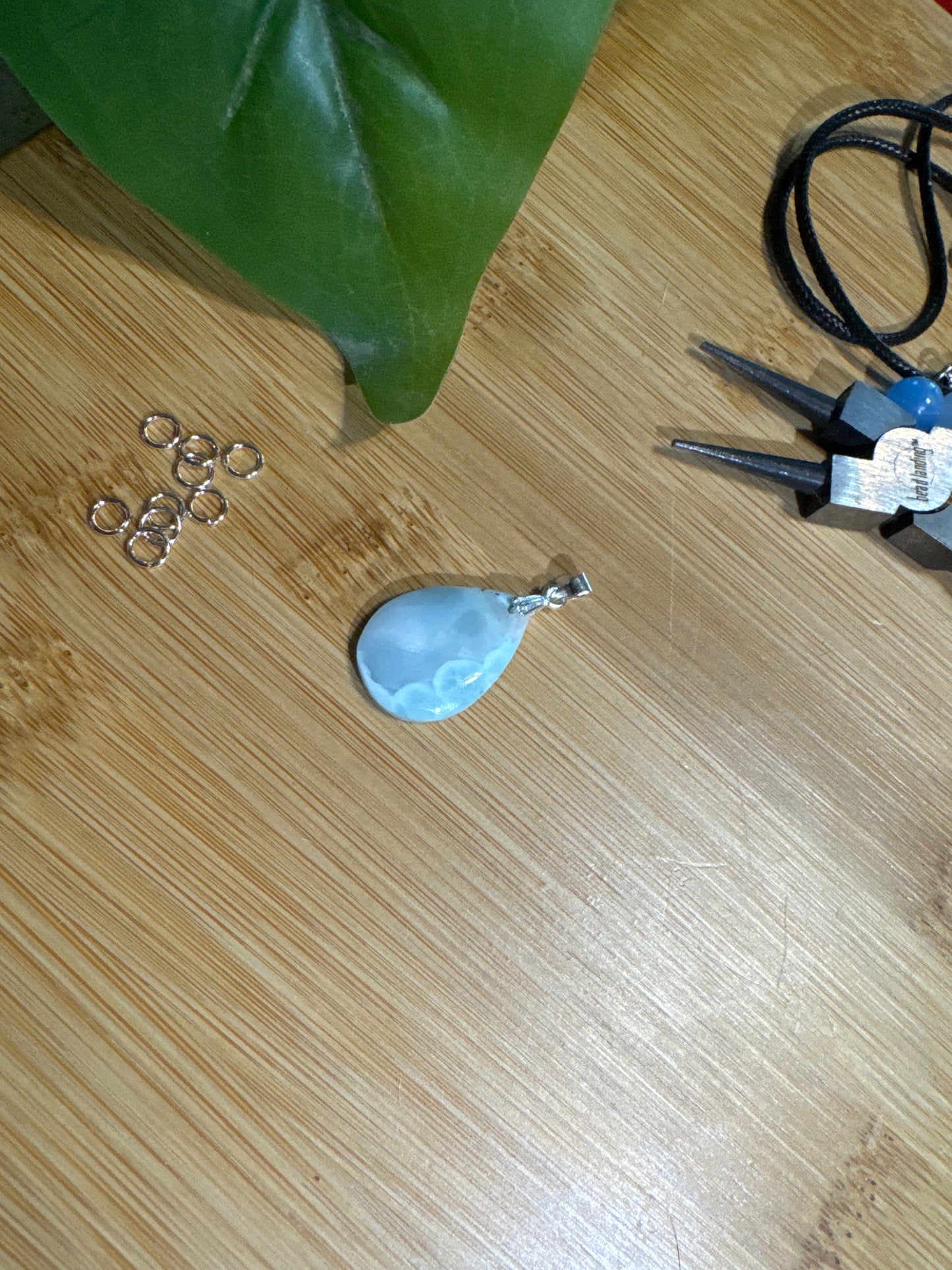 Natural Larimar Pendant