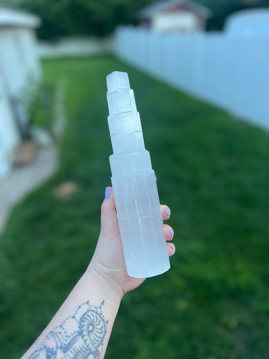 Large Selenite Tower