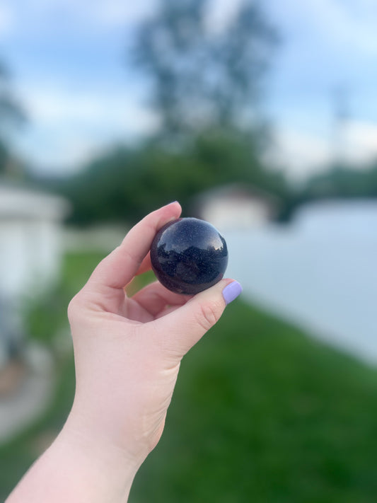Blue Sandstone Sphere