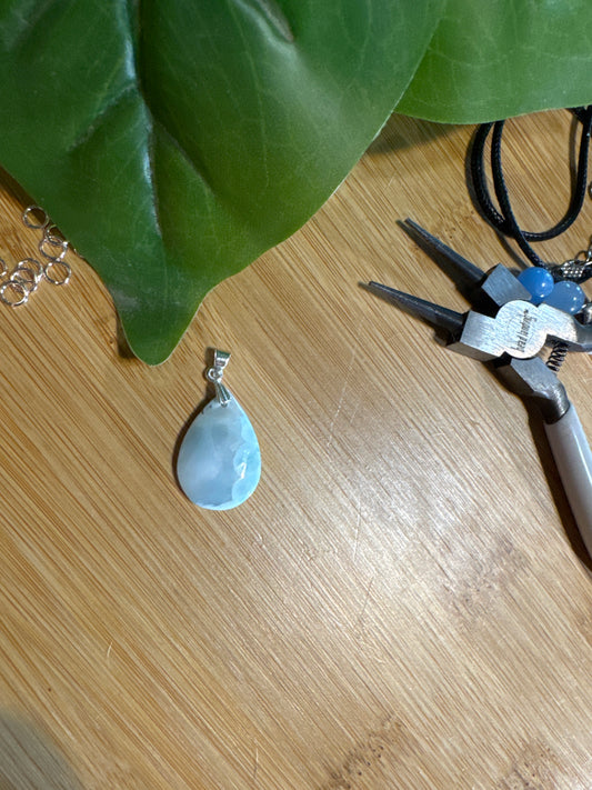 Natural Larimar Pendant