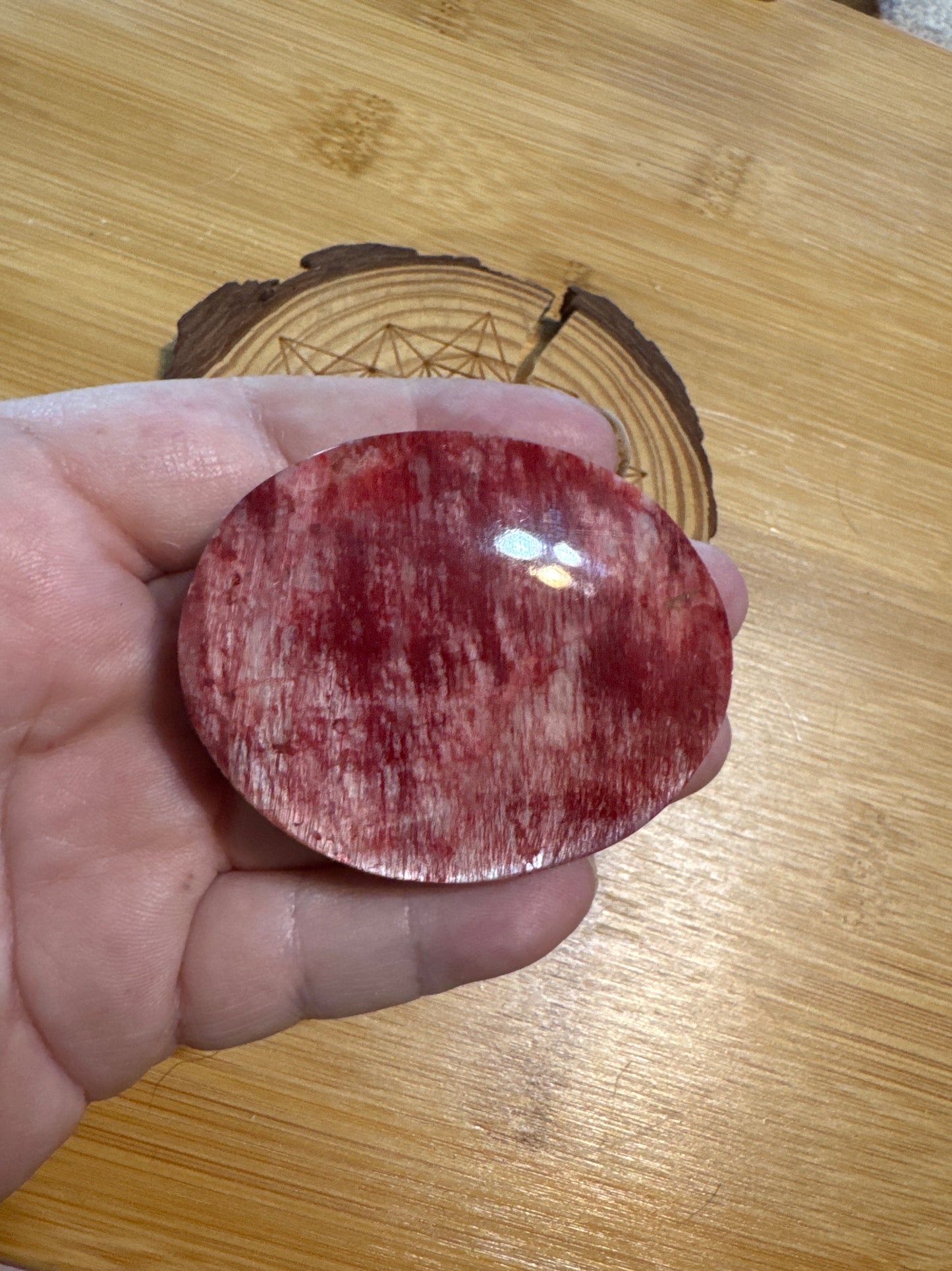 Stunning Red Moonstone High Flash