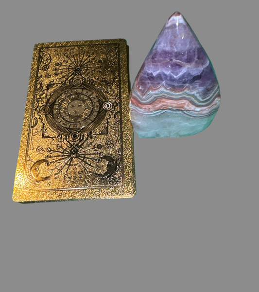 Amethyst Agate Small Tear Drop Tower