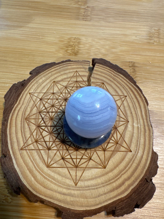 Blue Lace Agate Mini Sphere