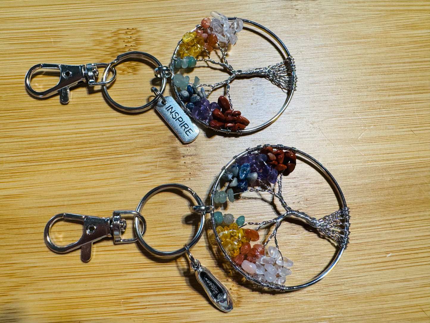 Tree of Life Good Luck Key Chain Purse Charm