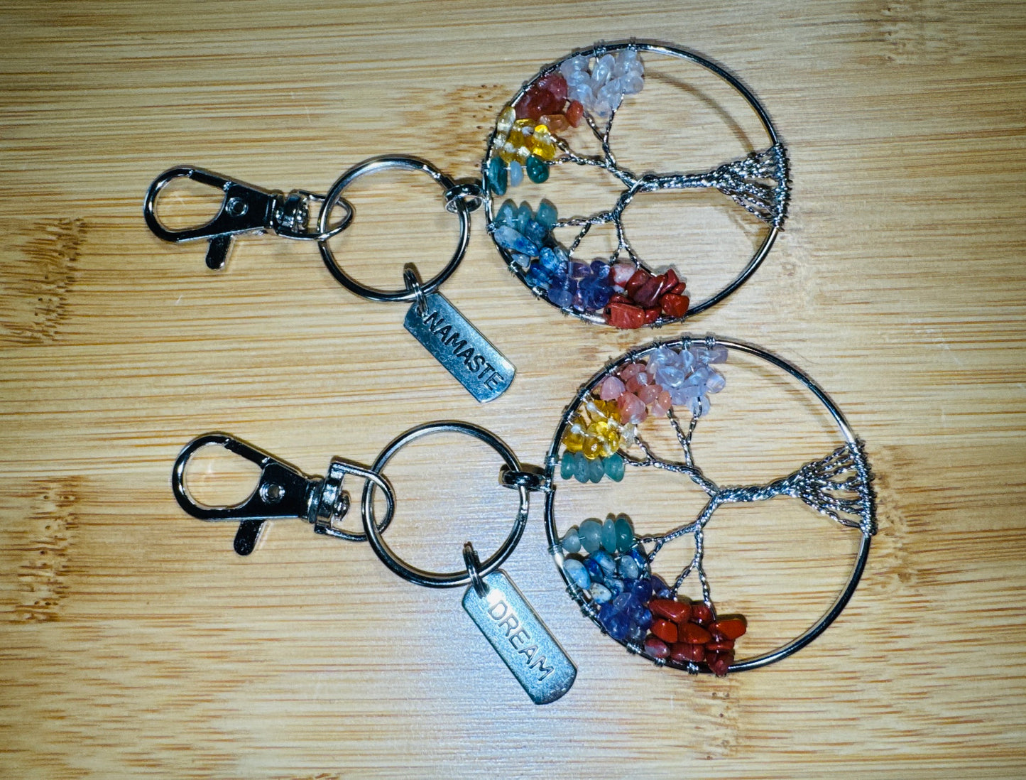 Tree of Life Good Luck Key Chain Purse Charm