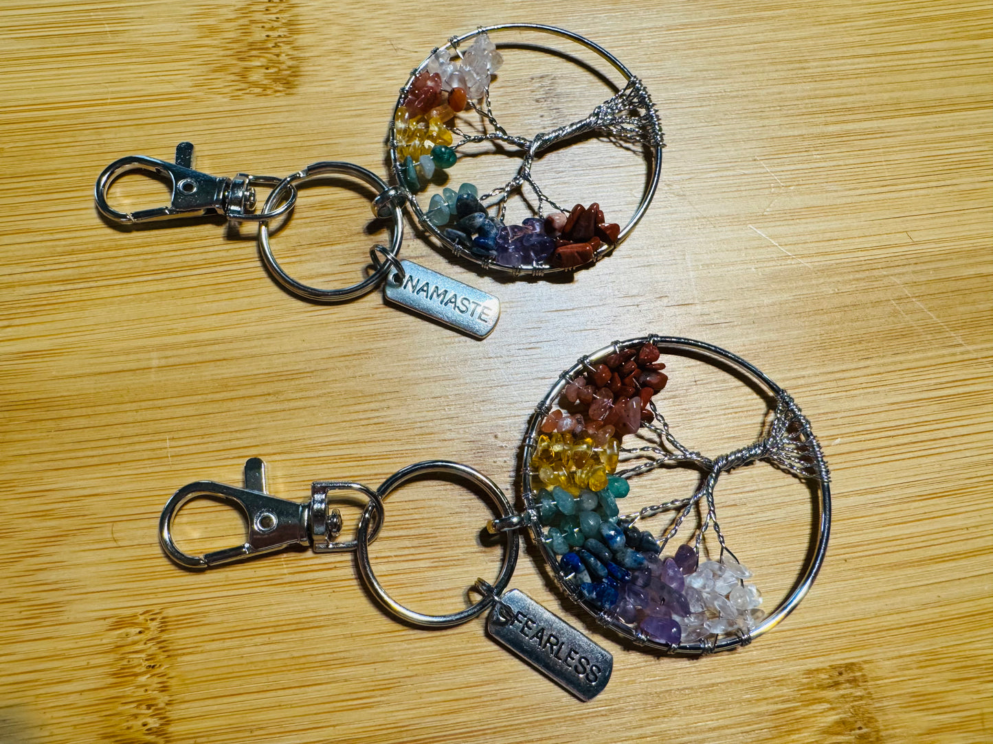 Tree of Life Good Luck Key Chain Purse Charm