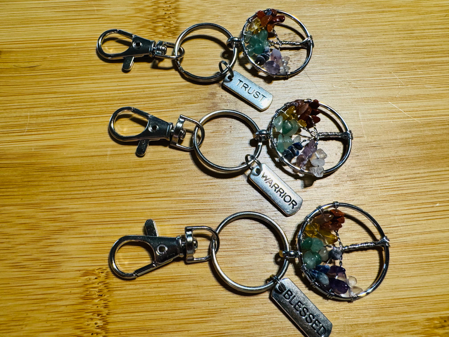 Tree of Life Good Luck Key Chain Purse Charm