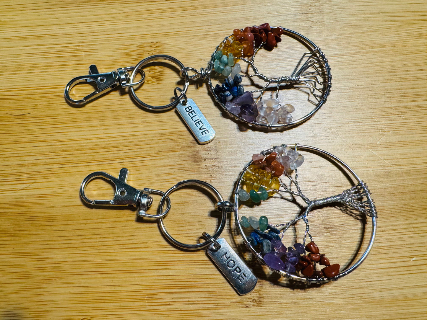 Tree of Life Good Luck Key Chain Purse Charm