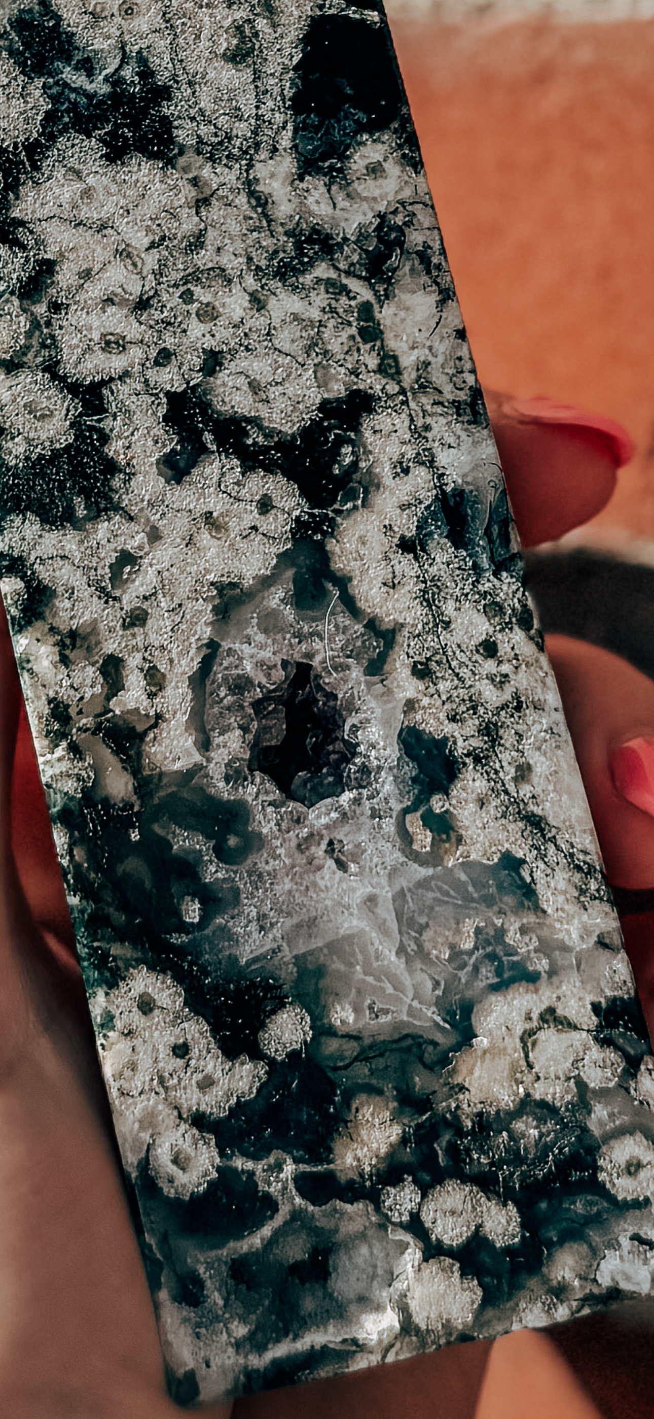 Druzy Flower Agate with Chalcedony inclusions and Selenite Selenite Tower