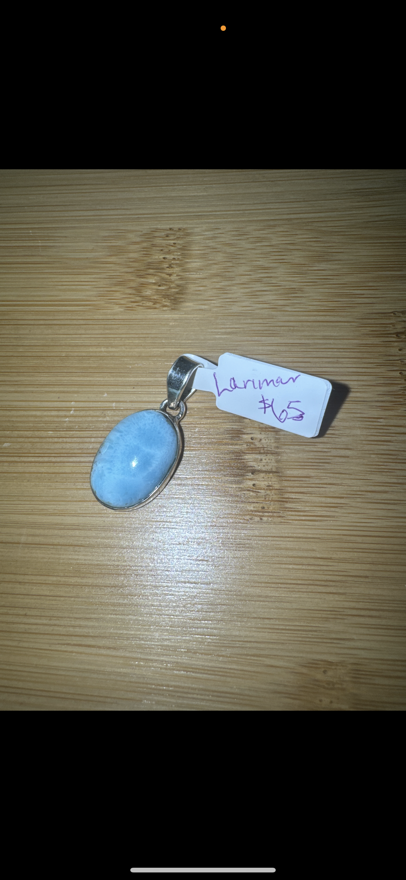 Larimar 925 Sterling Silver