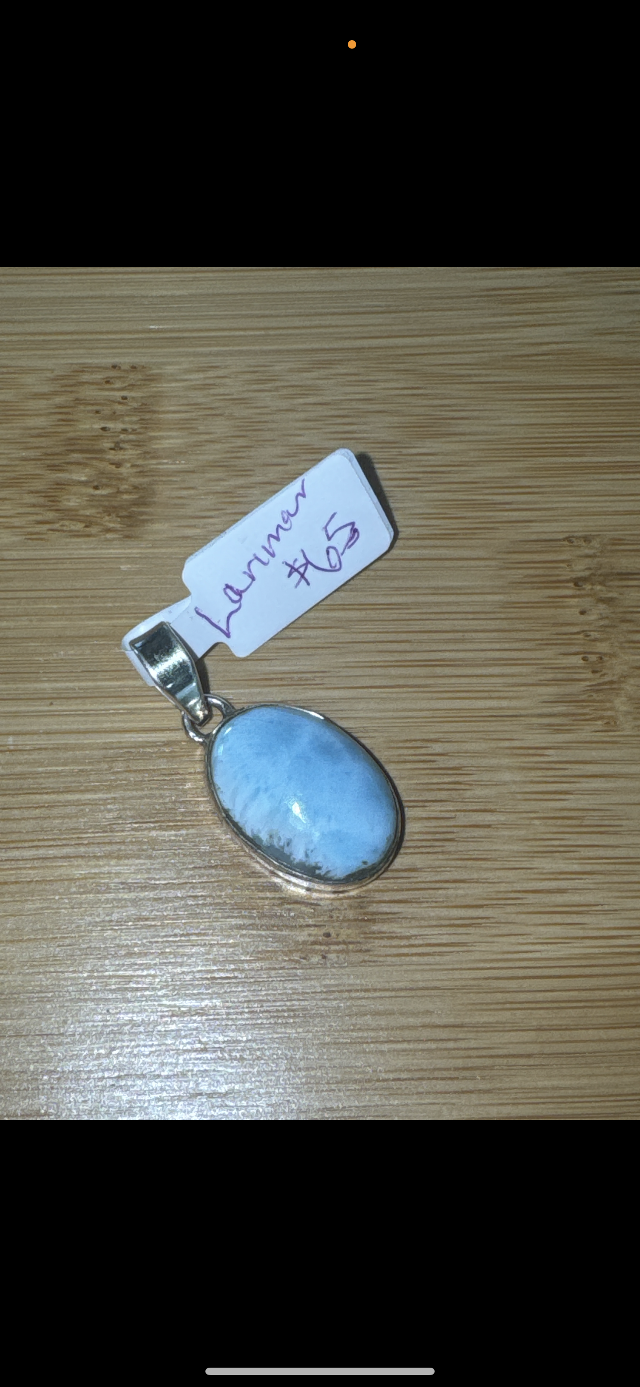 Larimar 925 Sterling Silver