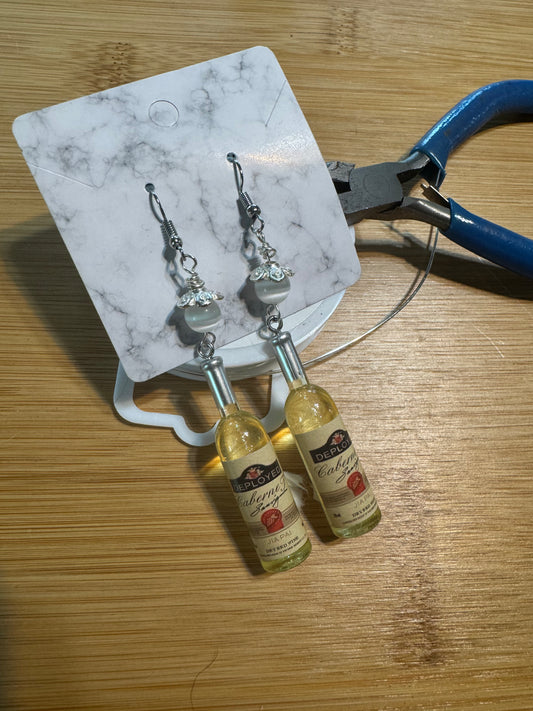 Fun Funky Cinco de Mayo Selenite Earrings