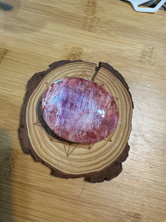 Stunning Red Moonstone High Flash