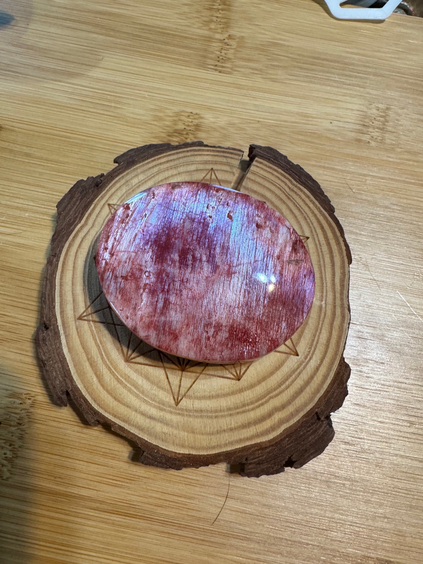 Stunning Red Moonstone High Flash