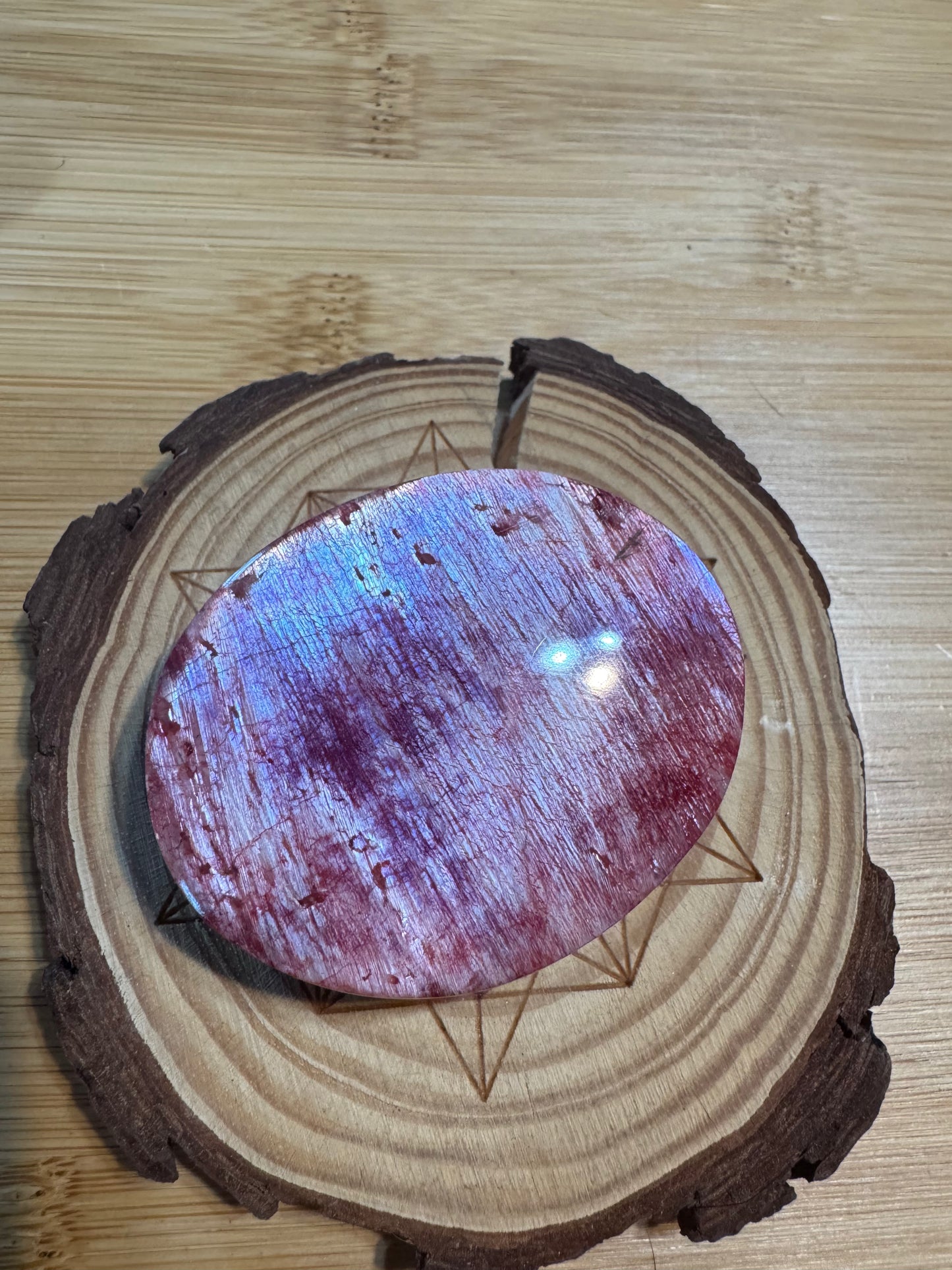 Stunning Red Moonstone High Flash