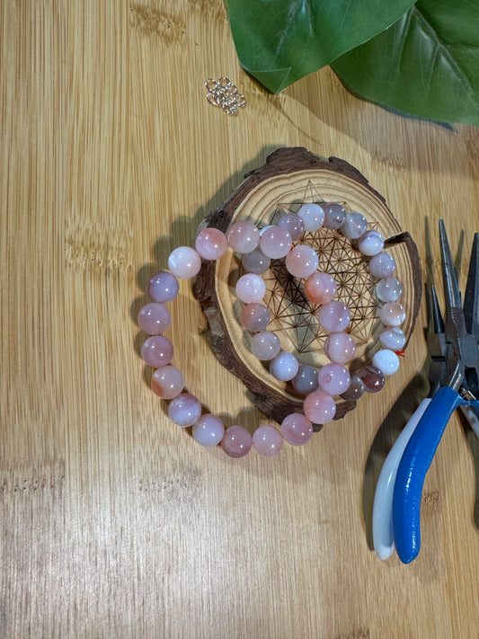 Eclipse Agate Bracelet Charged under the Lunar Eclipse