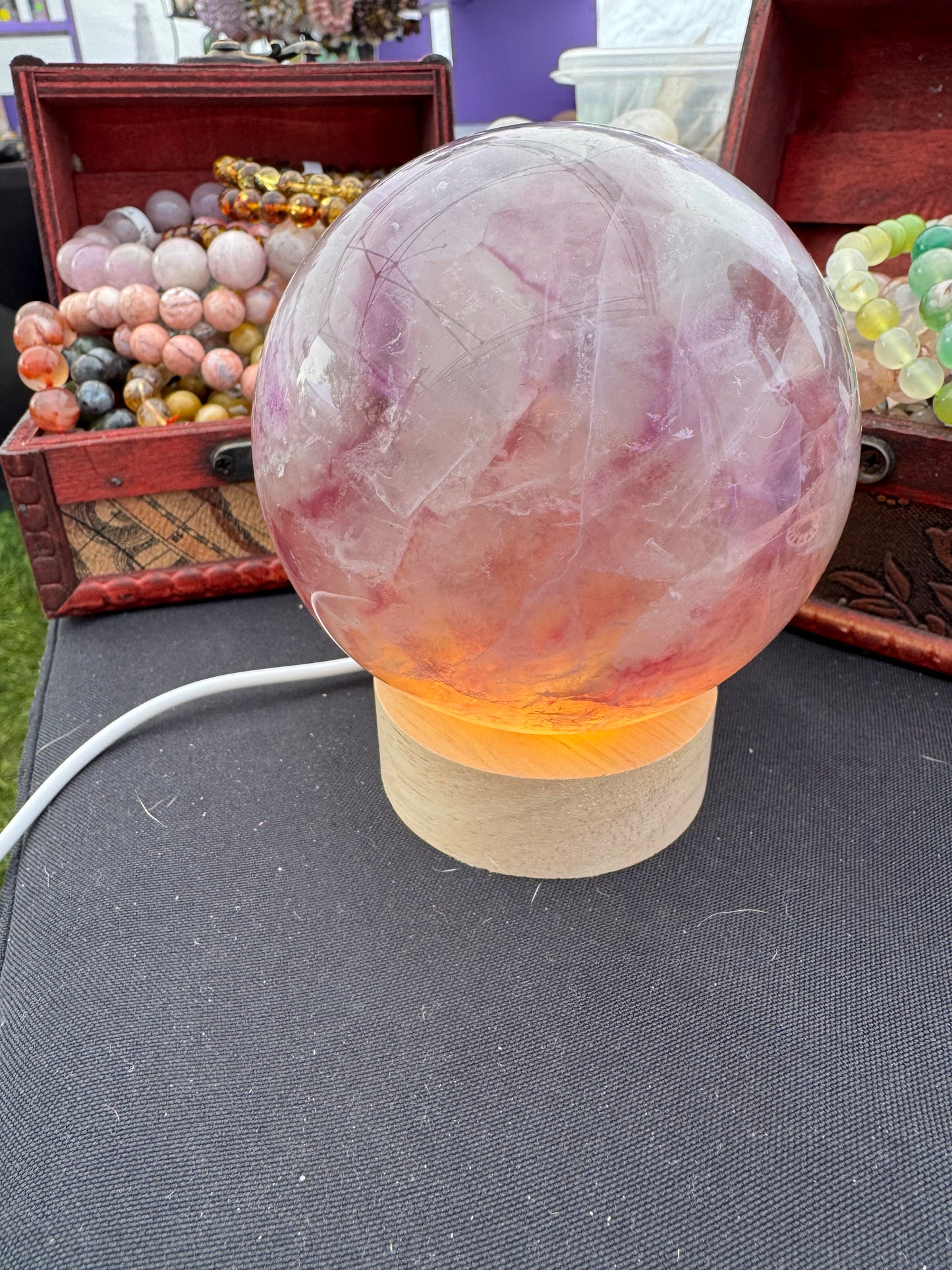 Natural Flourite Sphere