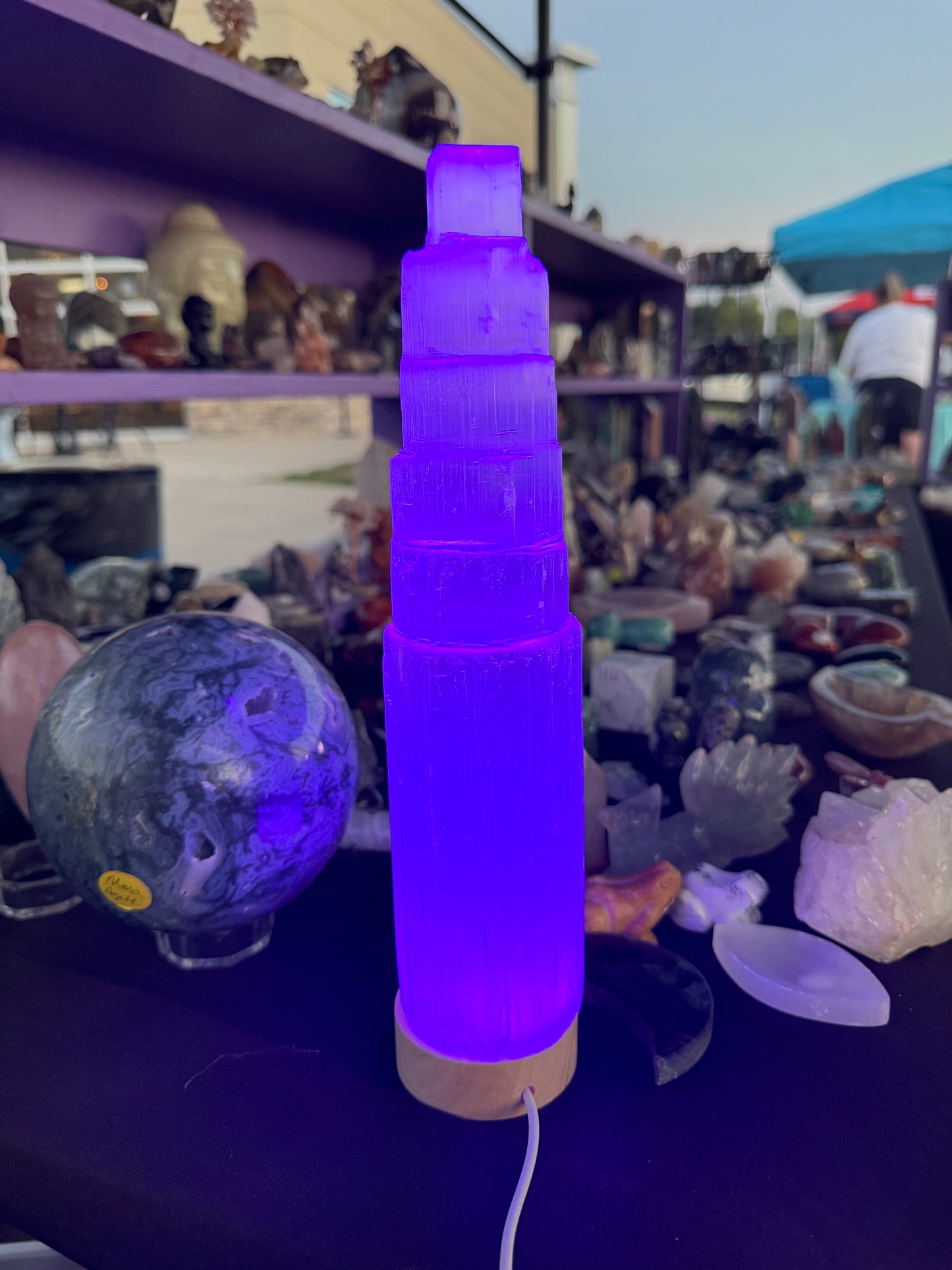 Large Selenite Tower