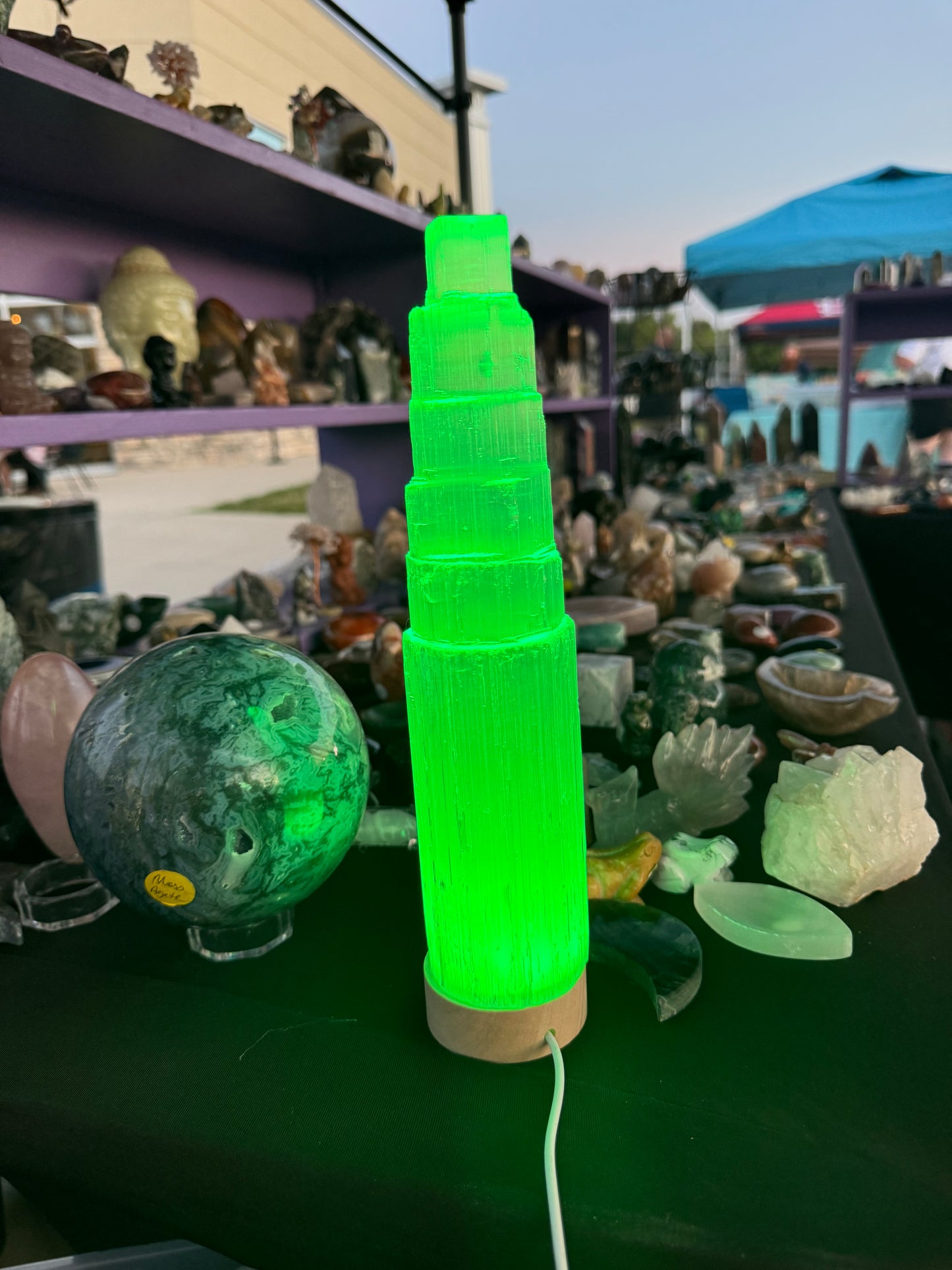 Large Selenite Tower
