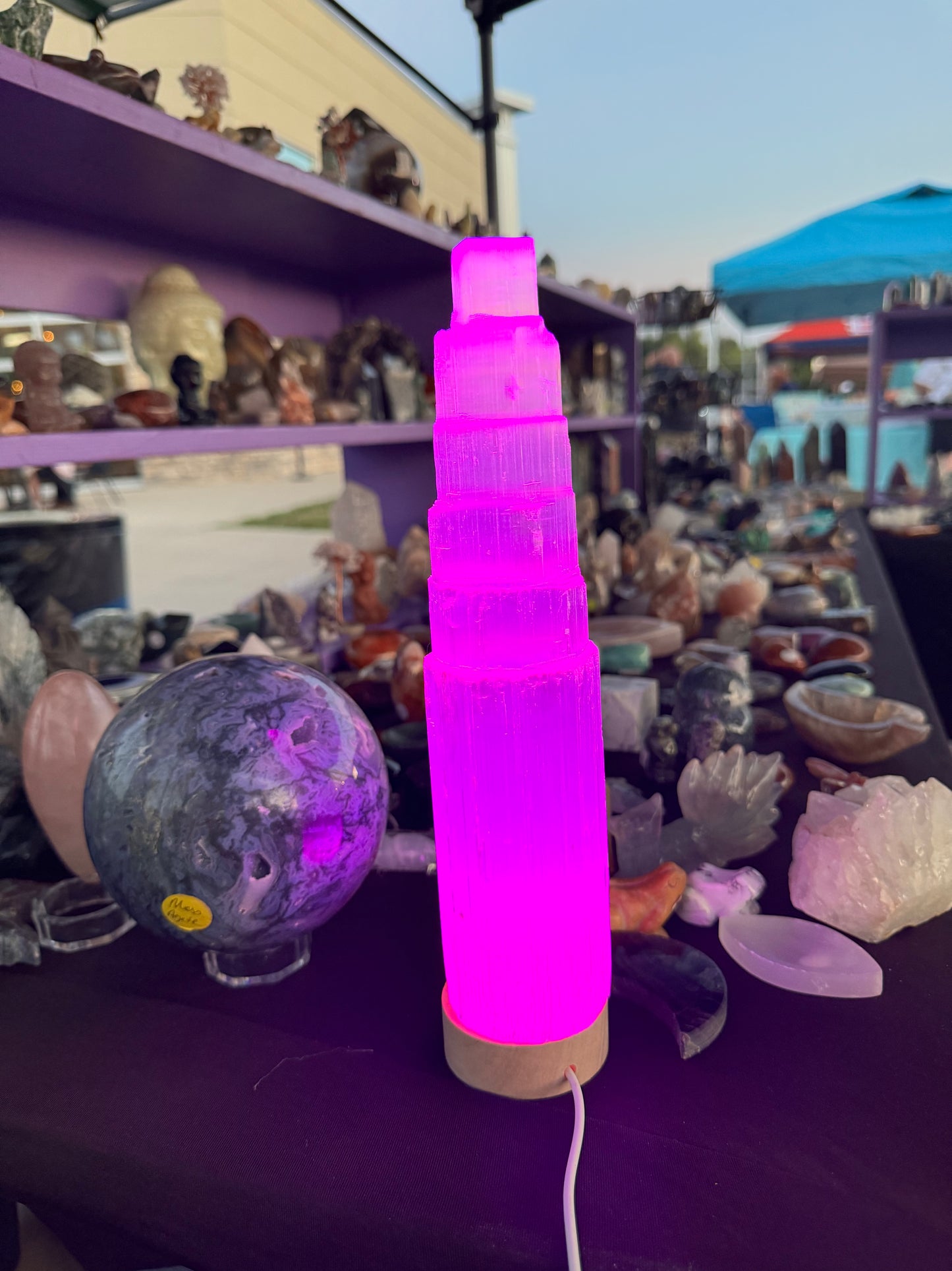 Large Selenite Tower