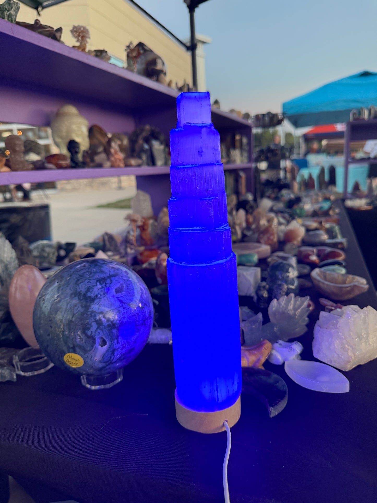 Large Selenite Tower