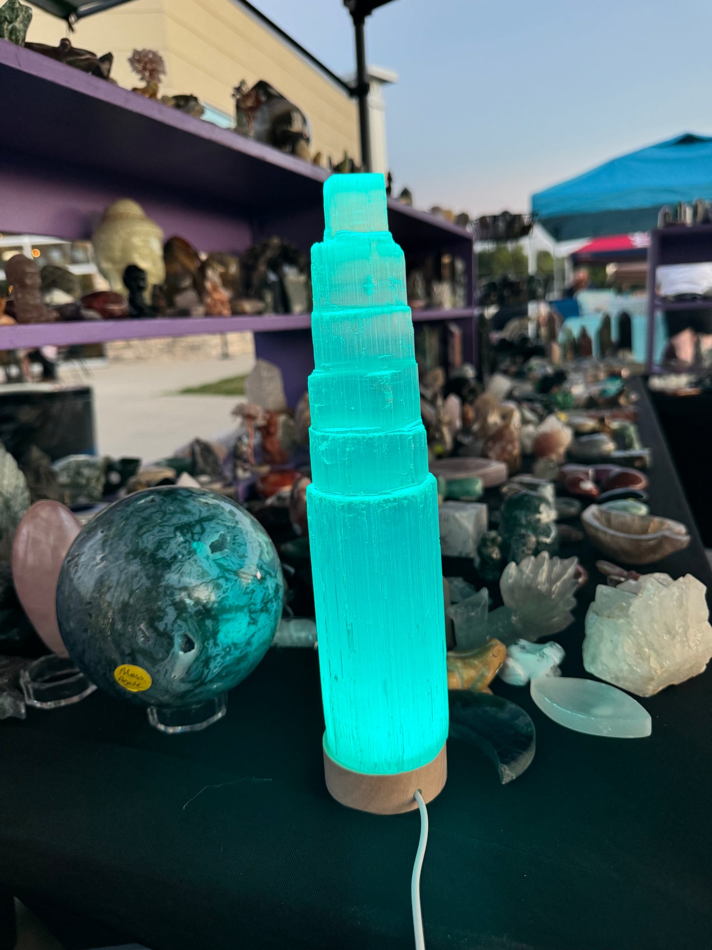 Large Selenite Tower