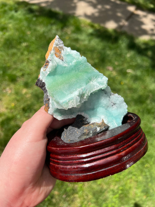 Blue Aragonite Natural Piece