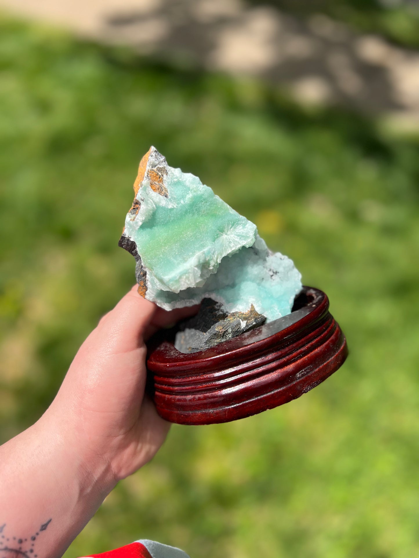 Blue Aragonite Natural Piece