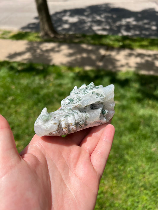 Tree Agate Dragon's Head