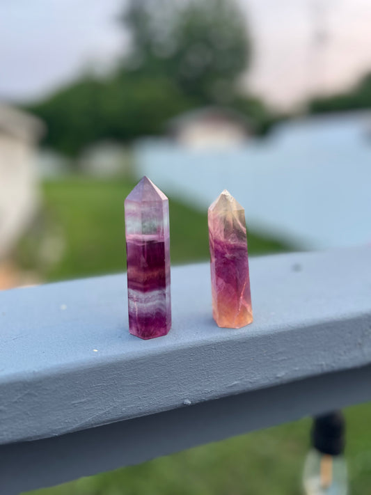 Rainbow Flourite Towers