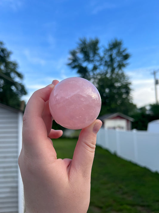 Rose Quartz Sphere