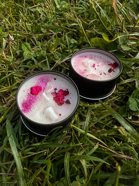 Crystal Energy Candles