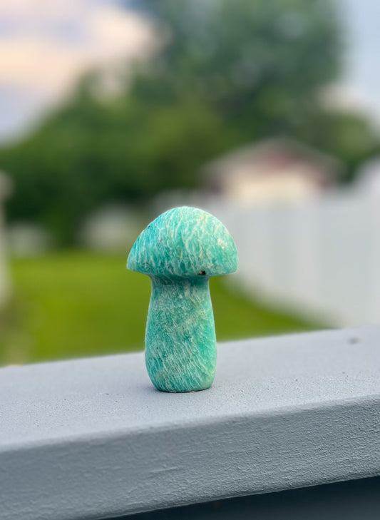 Amazonite Large Mushroom
