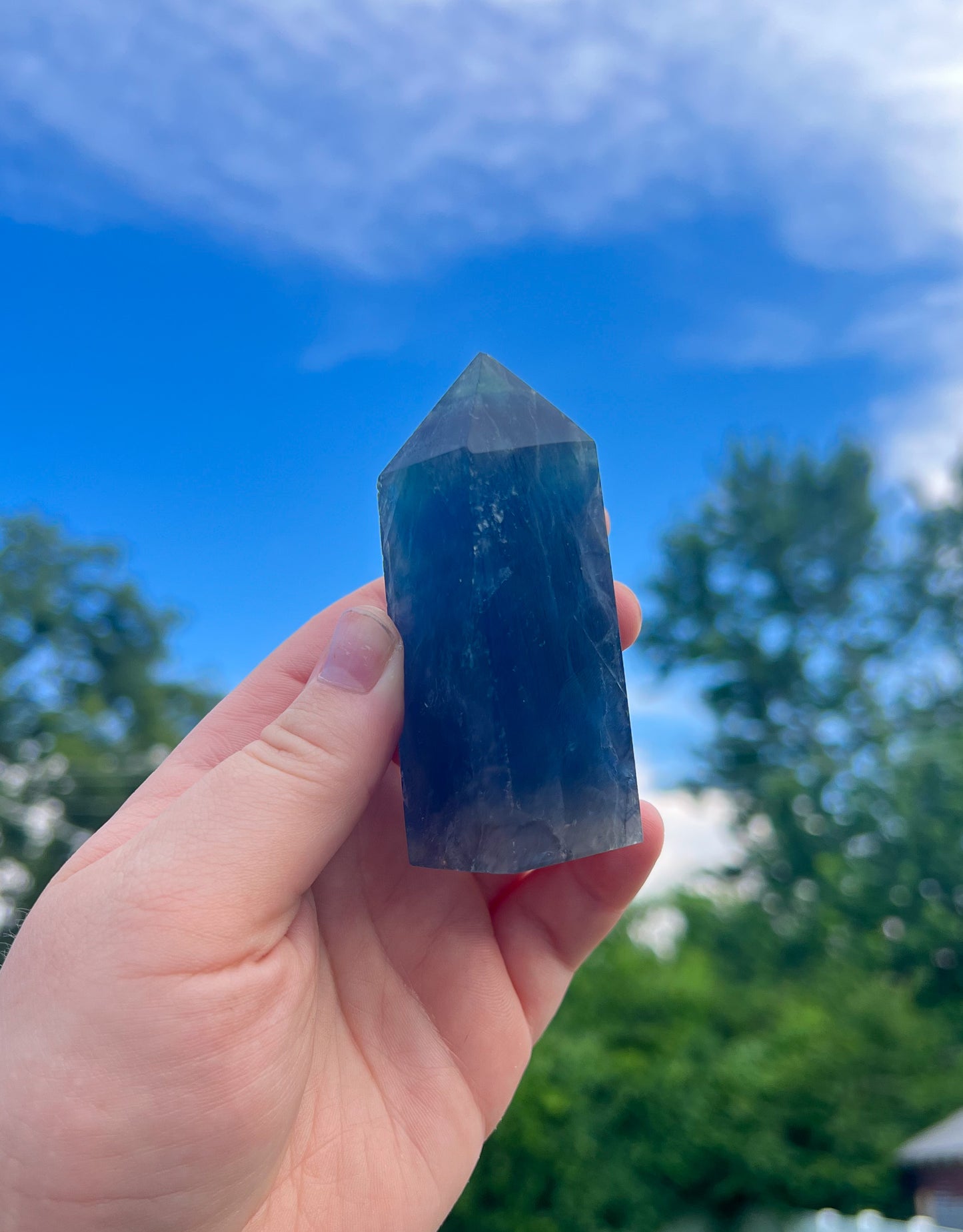 Blue Fluorite Tower