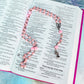 Handmade Pink Swarovski Pearls and Pink Roses- Sacred Heart Rosary
