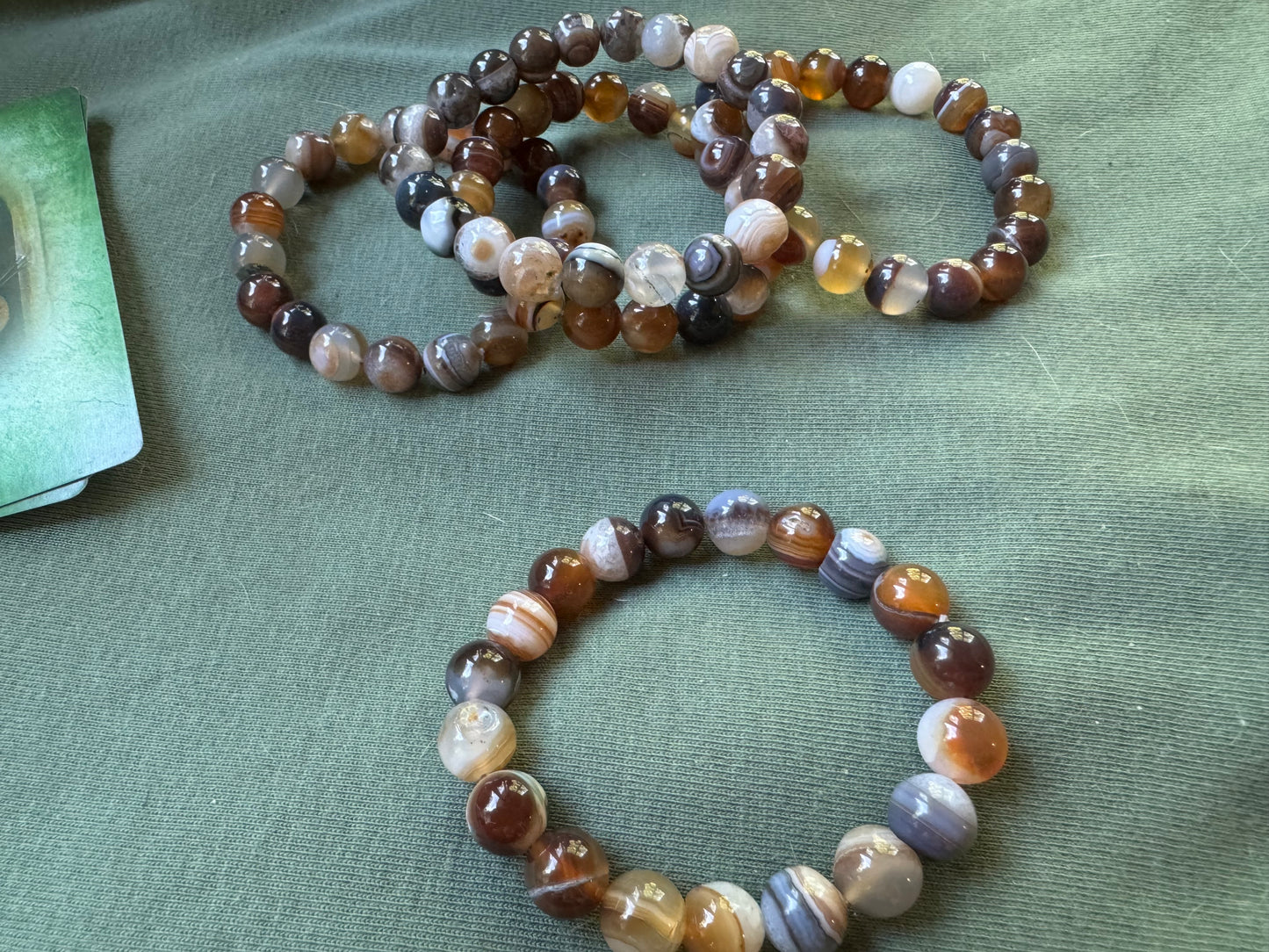 Banded Botswana Agate Bracelet