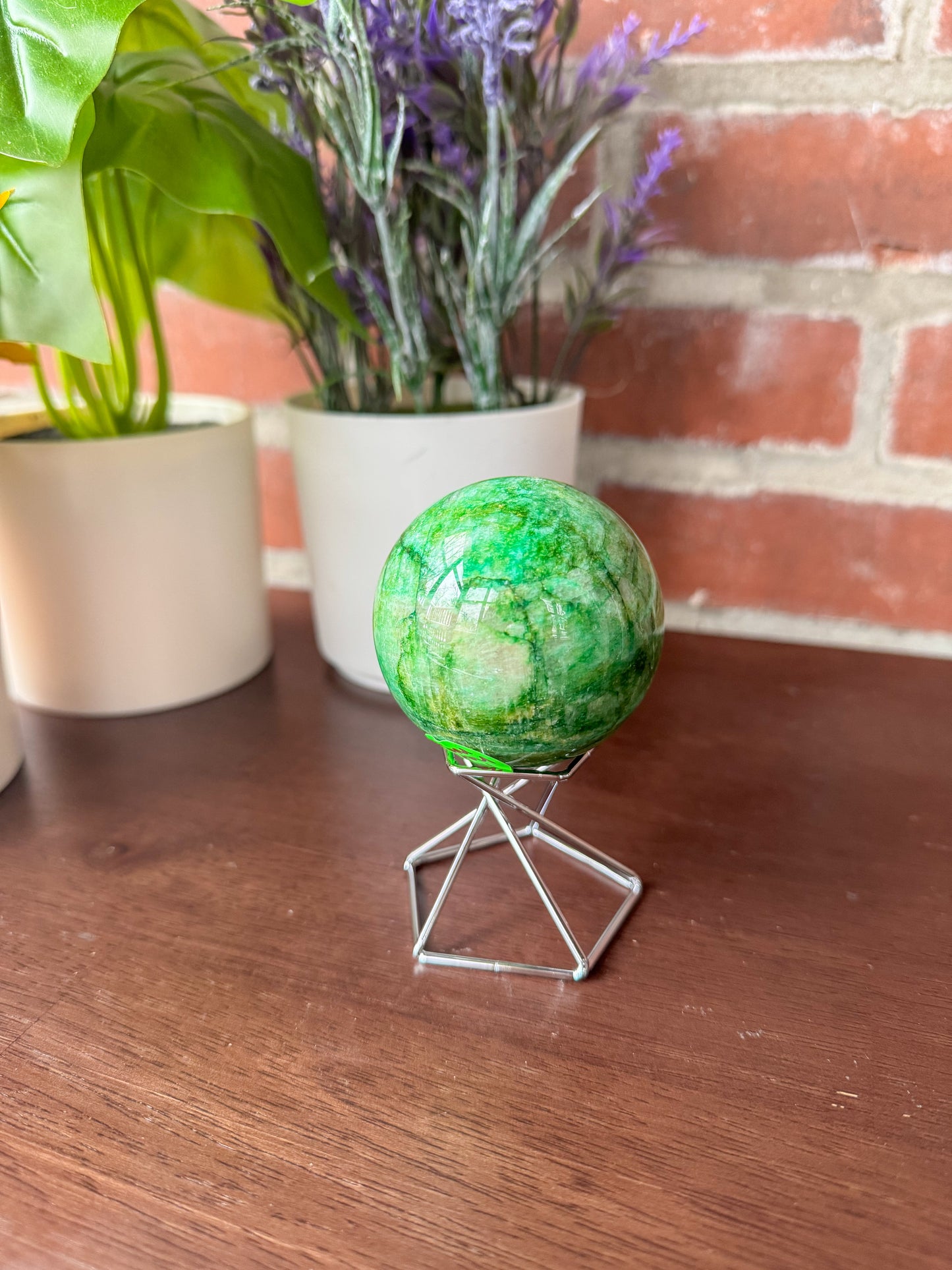 Green Moonstone Sphere