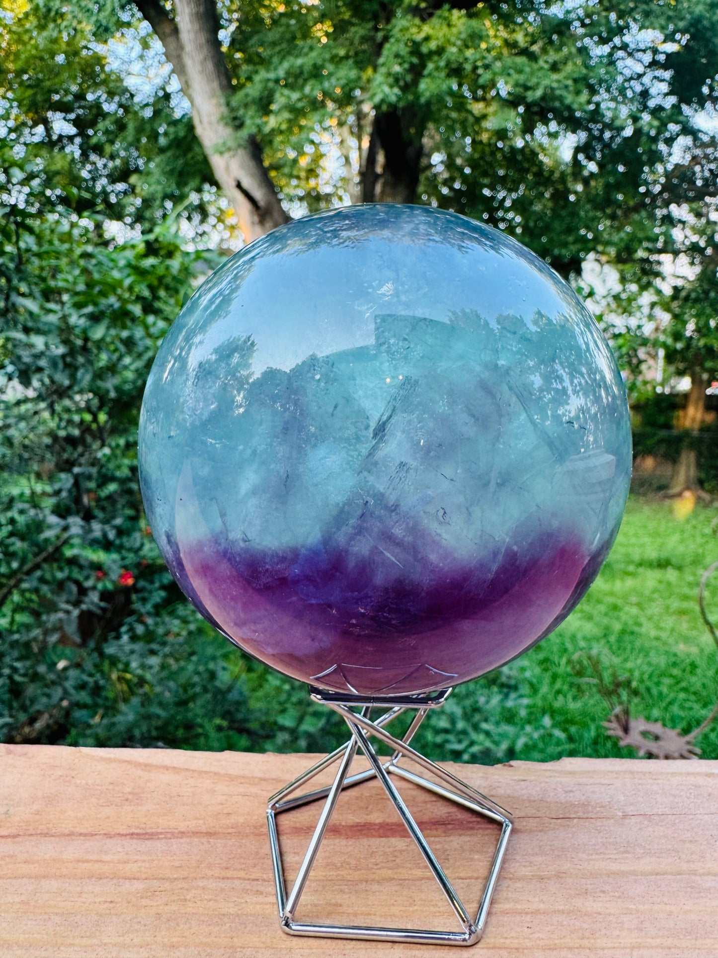 Natural Fluorite Sphere