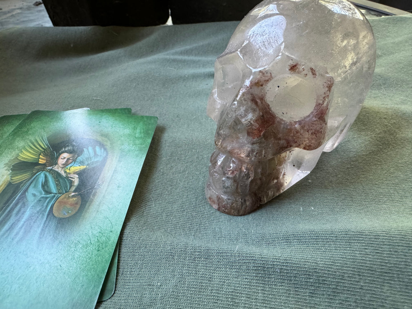 Garden Quartz Skull