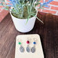 St Francis Pet Protection Medal choice of color stone