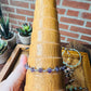 Handmade Lavender Jade Wave Bangle Bracelet