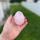 Large Rainbow Rose Quartz Egg