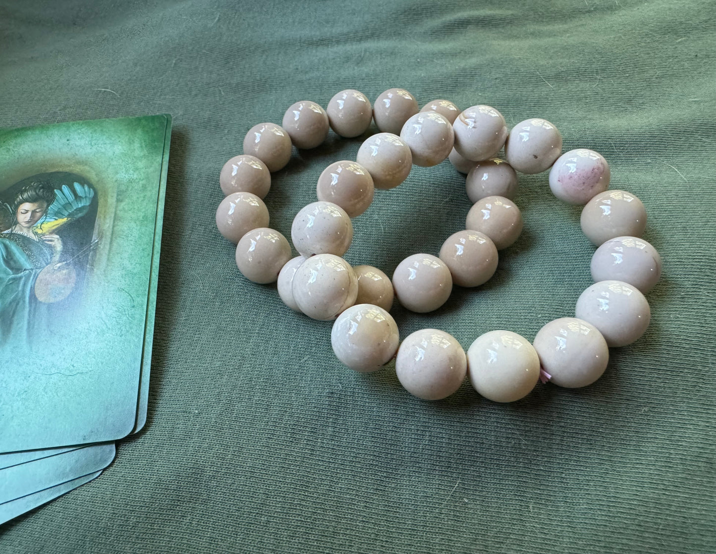 Pink Peruvian Opal Bracelet