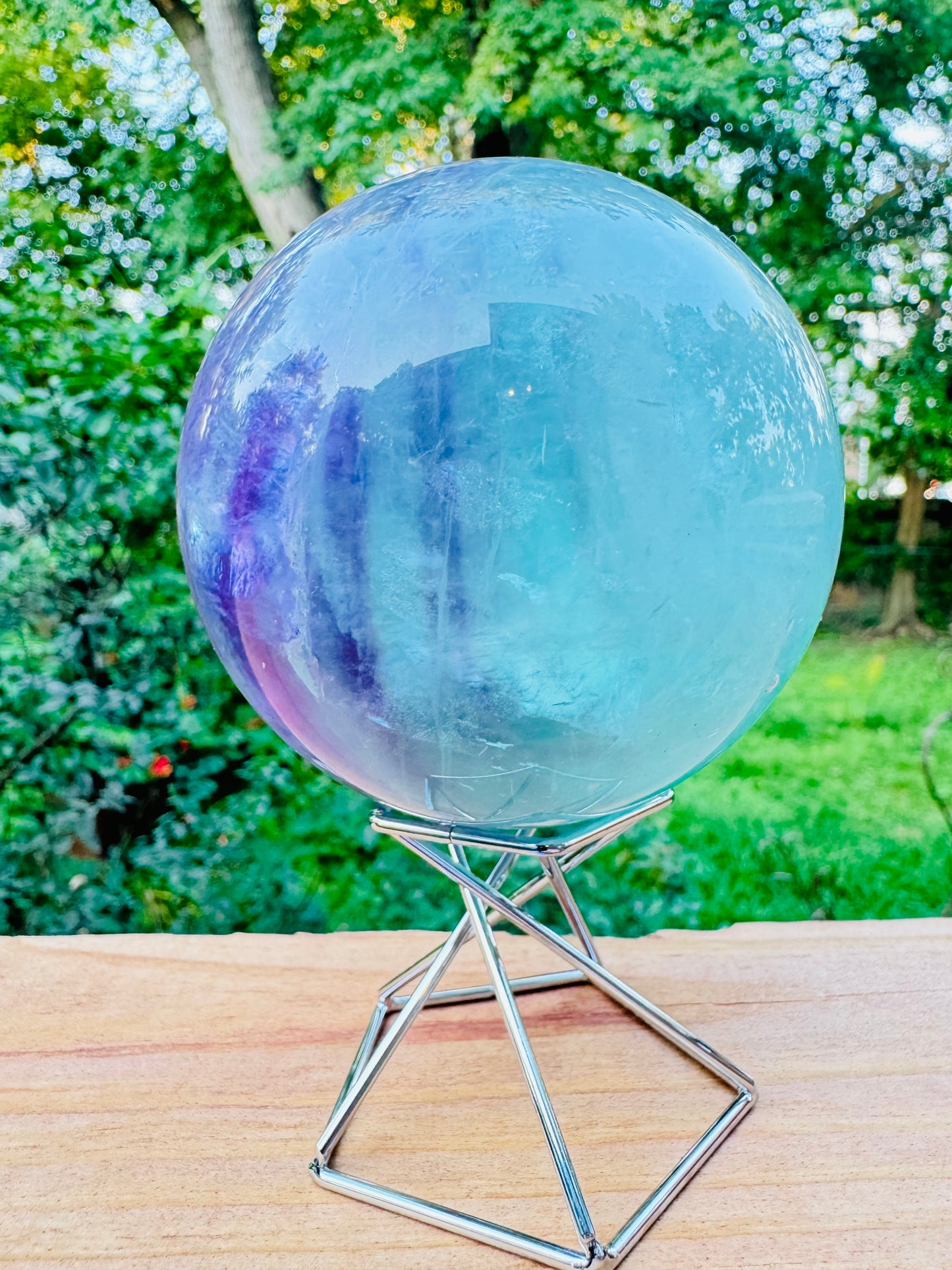 Natural Fluorite Sphere
