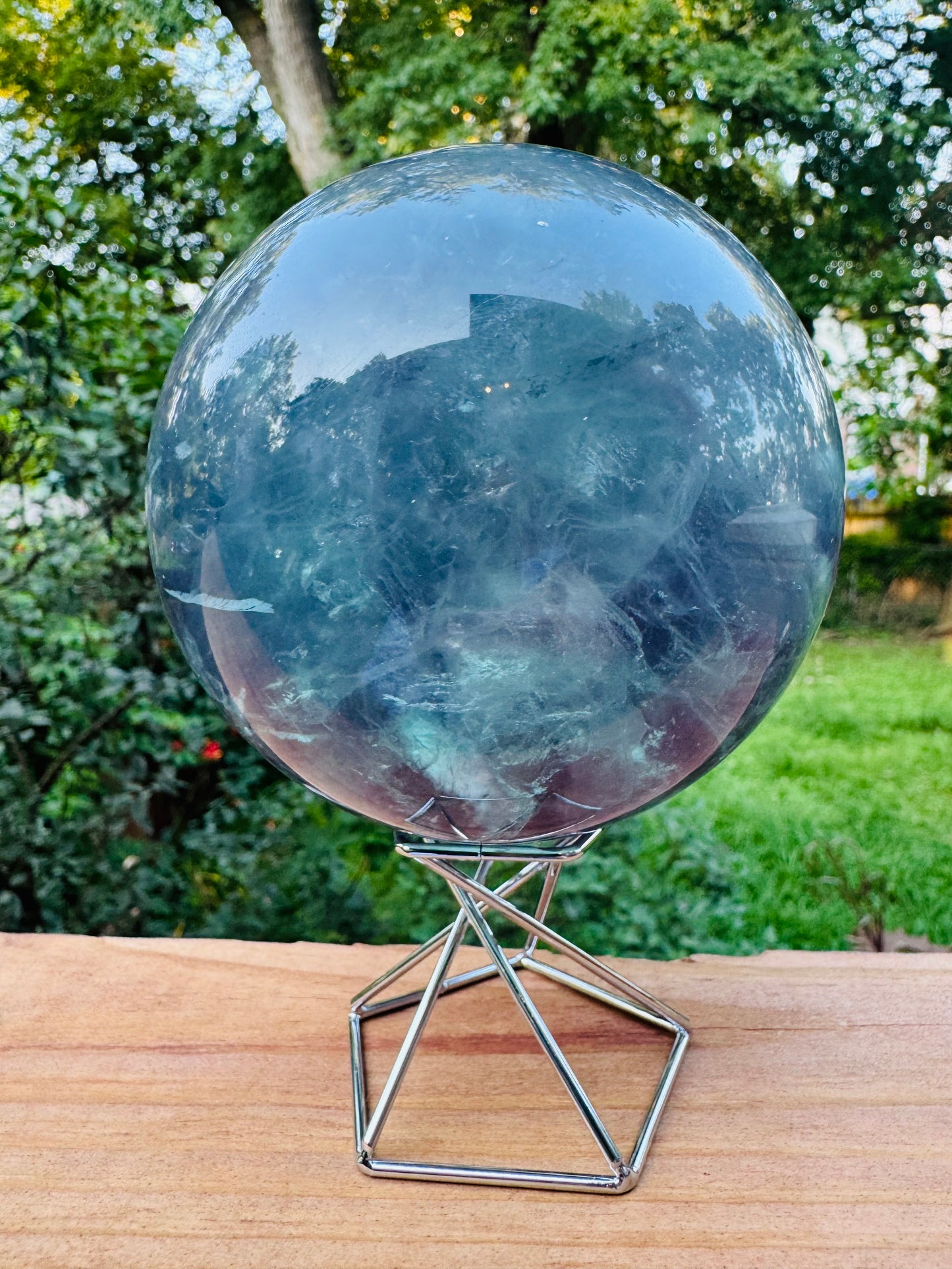 Natural Fluorite Sphere