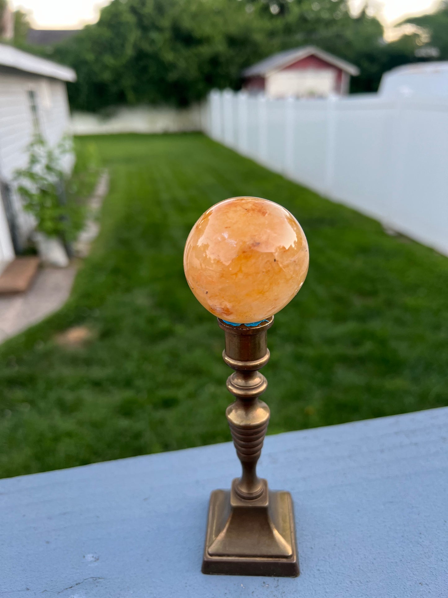 Small Citrine Sphere