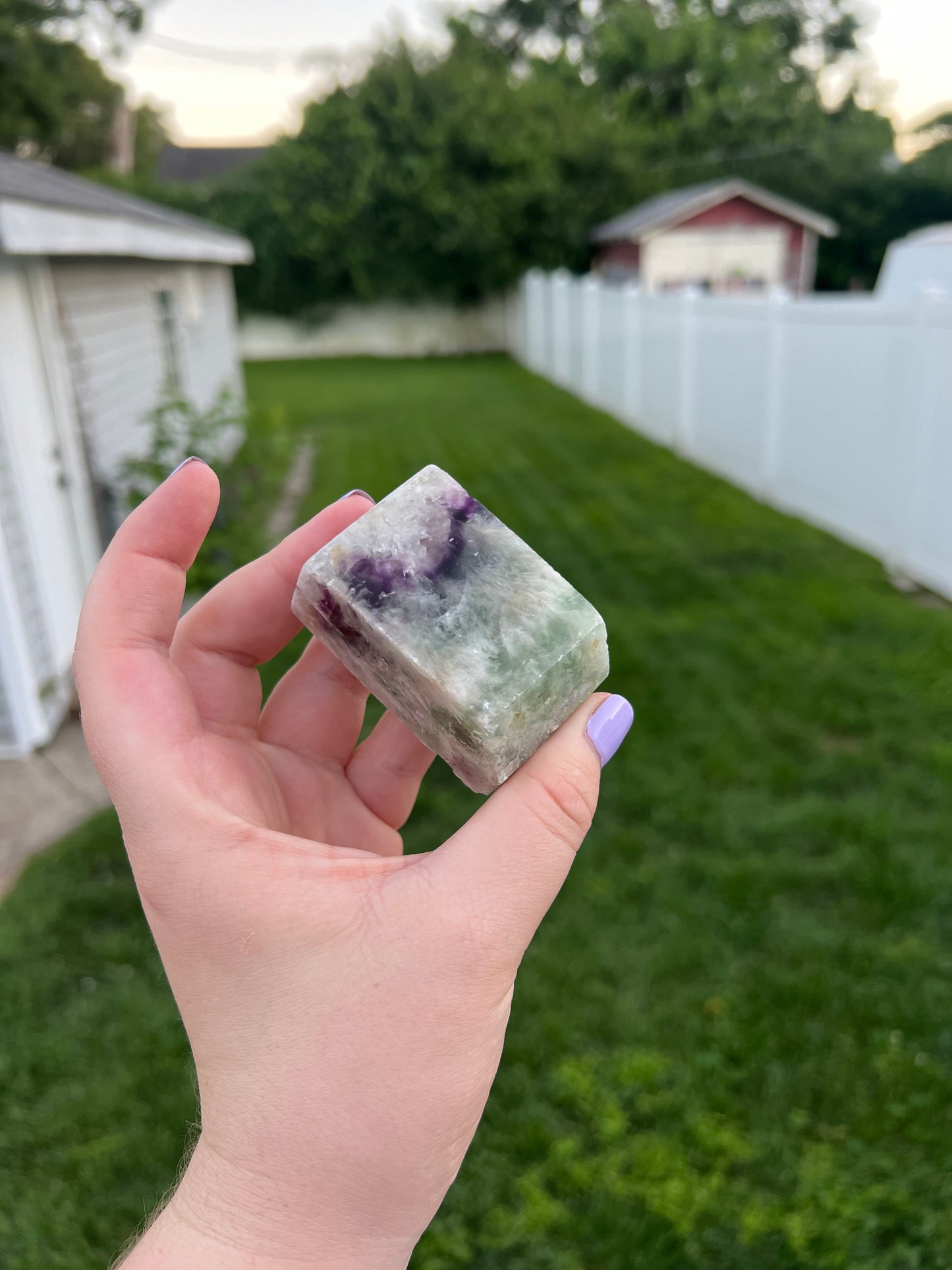 Snowflake Flourite Chunk