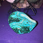 Chrysocolla Free Form Calm & Strength in living color