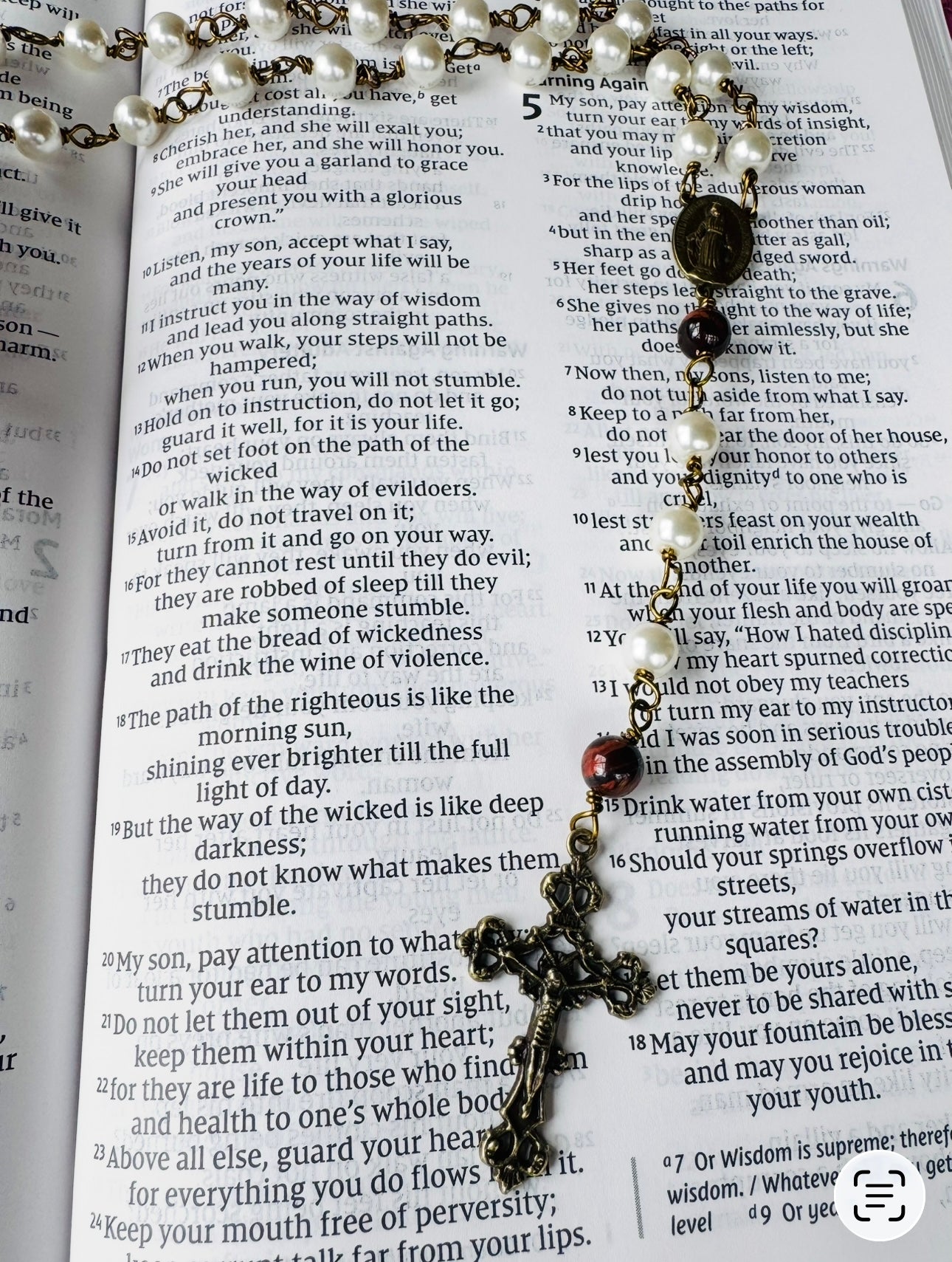 Handmade Luxury Tiger’s Eye Rosary, Swarovski Pearl Rosary, Fully Wire Wrapped Heirloom Catholic Gift, Miraculous Medal, Vatican Blessed